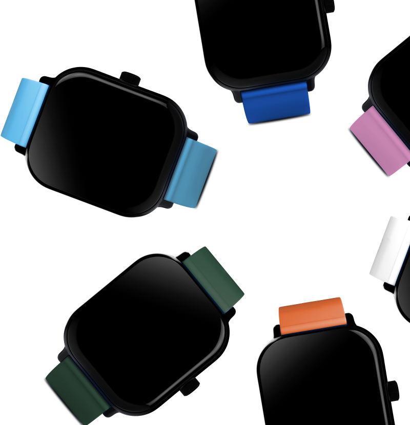 Visuel haut de page avec montre
