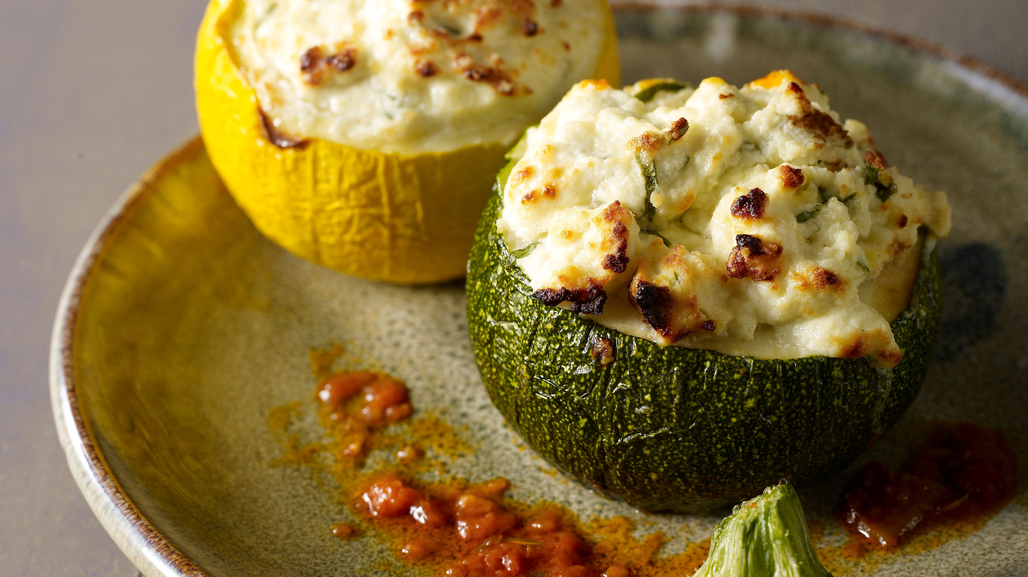 courgettes-rondes-farcies-à-la-feta