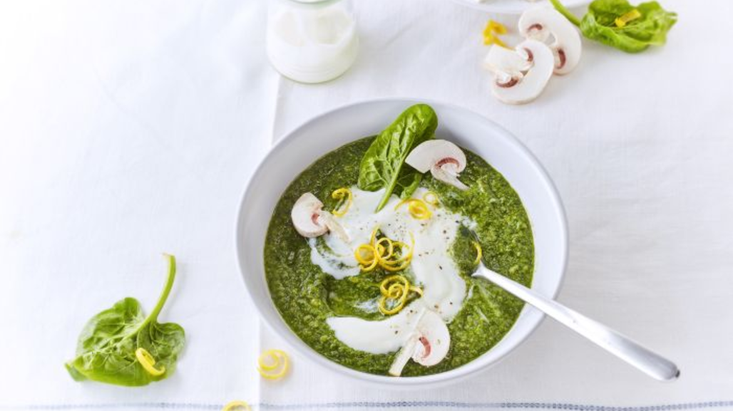 crème-dépinards-aux-champignons-de-paris-et-zestes-de-citron