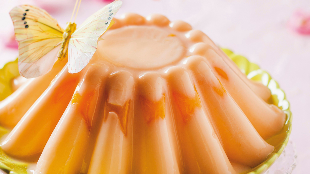 pudding-pêche-yaourt
