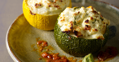 courgettes-rondes-farcies-à-la-feta