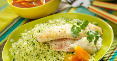 filet-de-merlu-et-couscous-vert