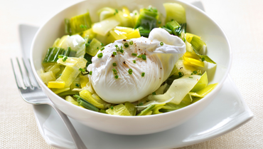 fondue-de-poireaux-à-l’œuf-poché