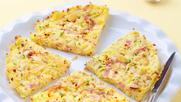 quiche-de-pommes-de-terre-râpées-épaule-et-amandes-effilées