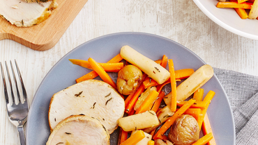 rôti-de-porc-aux-herbes-de-provence-et-légumes-dautomne
