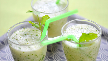 smoothie-de-pomme-granny-smith-à-la-coriandre