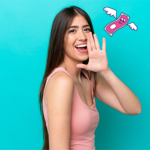 jeune femme economie