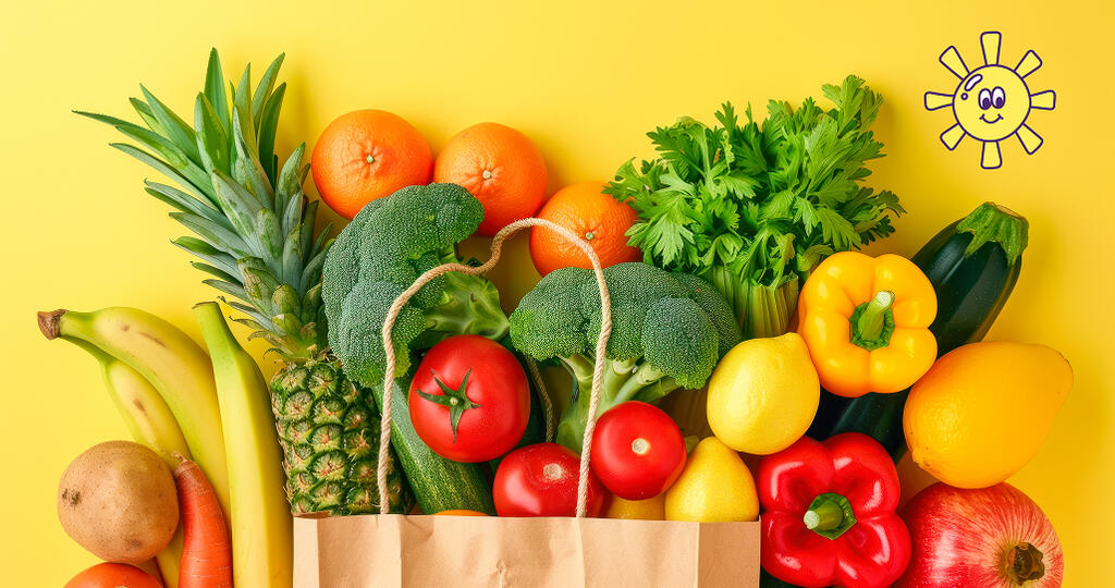 Divers fruits et légumes