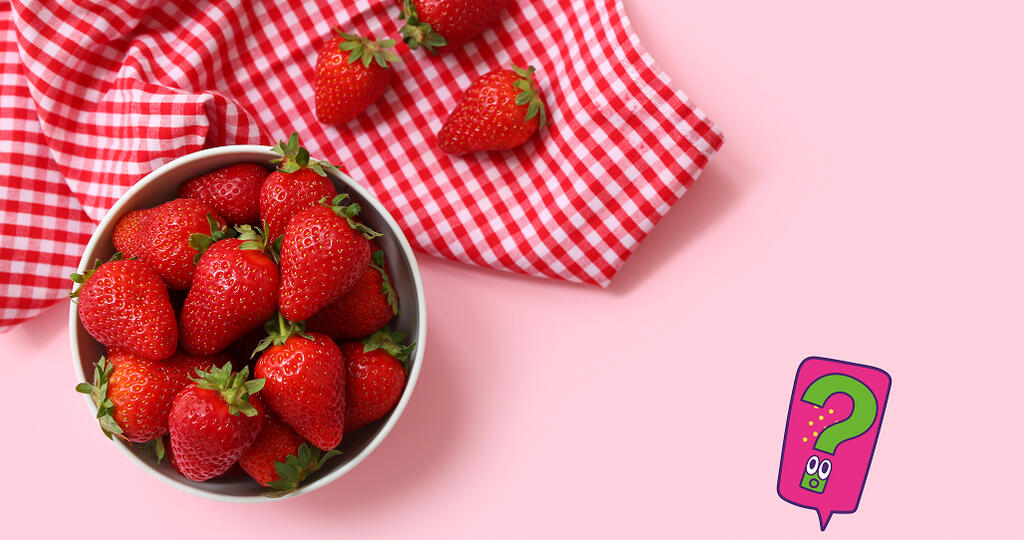 Visuel d'un tablier et d'un bol de fraises