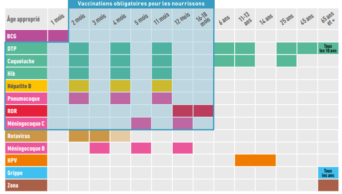 calendrier vaccinal